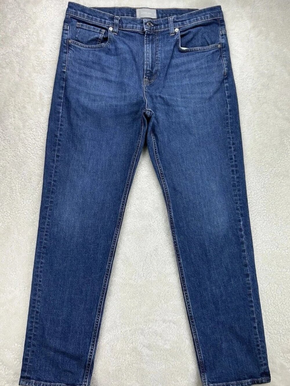 Everlane Straight Leg Jeans Mens 36x32 Tapered Medium Wash
